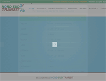 Tablet Screenshot of nordsudtransit.com